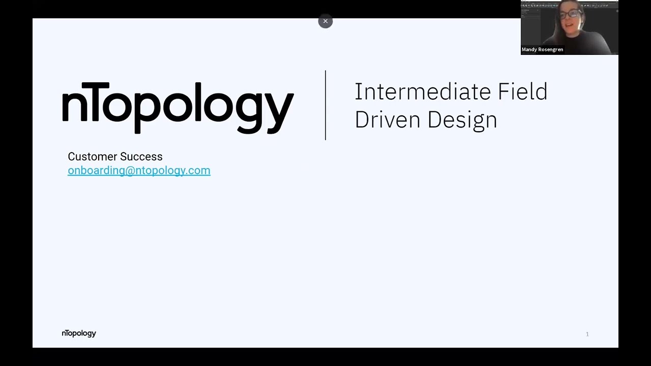 Recorded Training: Intermediate Field Driven Design