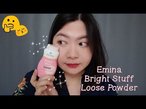 Review + Uji Ketahanan Emina Bright Stuff Loose Powder | Bedak Remaja, Isi Banyak, Murah Meriah!