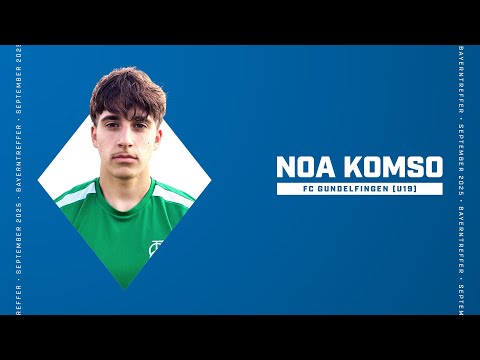 Noa Komso (FC Gundelfingen, U19) – „Bayern-Treffer des Monats“ September 2025