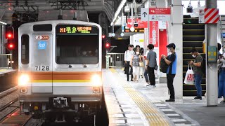 メトロ7000系 8連K代走 所沢発車