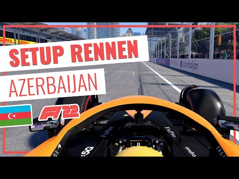 F1 22 BAKU SETUP RENNEN (Trocken) - für MyTeam, Fahrerkarriere & Online | Azerbaijan