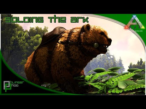 Soloing the Ark S4E53 - TAMING HIGH LEVEL DINOS AT LOW LEVEL! DIRE BEAR TAMING!