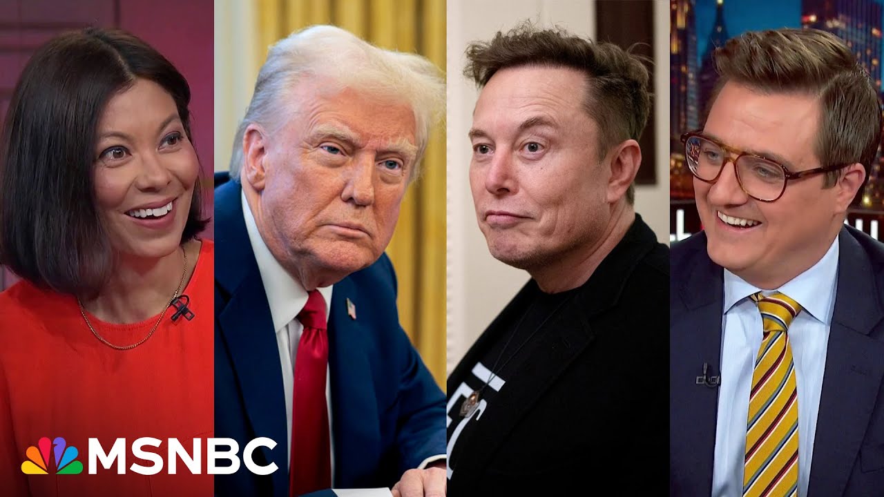 See live-action replay of Trump-Elon feud: Hayes and Wagner act out 'messy breakup'