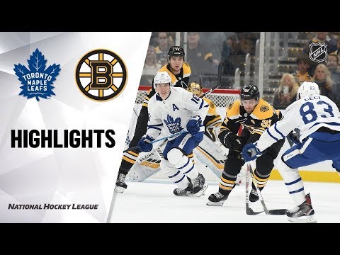 NHL Highlights | Maple Leafs @ Bruins 10/22/19