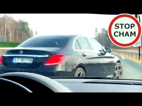 Kierowca Mercedesa zajeżdża drogę na S17 #1788 Wasze Filmy