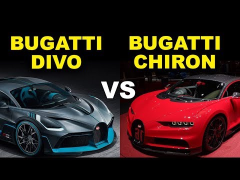 Bugatti Divo vs Bugatti Chiron