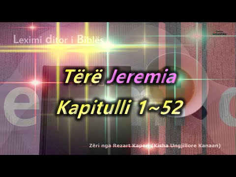 [Leximi i Biblës] Tërë Jeremia.(예레미야 전체)/Bibla audio shqip/Albanian language