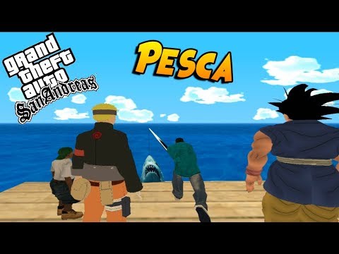 Pescando tiburones y cosas en el mar!! GTA San Andreas