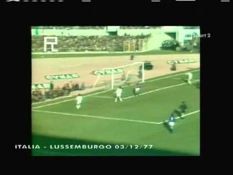 1977 (December 3) Italy 3 -Luxembourg 0 (World Cup Qualfier)