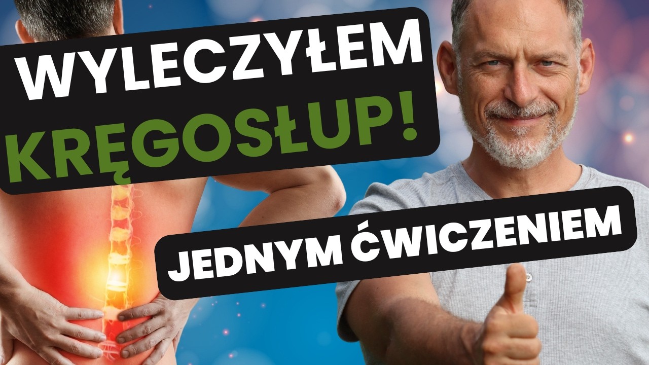 😁 Wyleczyłem KRĘGOSŁUP Lędźwiowy (Jednym PROSTYM ćwiczeniem) ⚡
