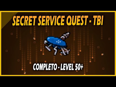 [TIBIA] - SECRET SERVICE QUEST TBI (COMPLETA) | WHACKING DRILLER OF FATE (CANIVETE AZUL)