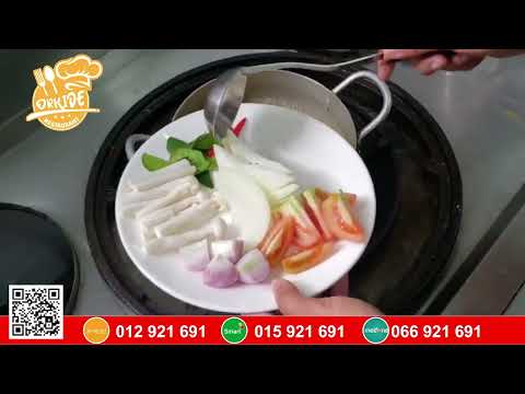 🎁តុងយាំគ្រឿងសមុទ្រ🥰🥤Orkide Restaurante មានកម្ម៉ង់អាហារពេ លព្រឹក ពេលថ្ងៃ និងពេលល្ងា ច