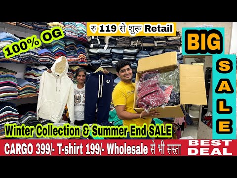 Winter Collection & Summer END OF SALE | export Surplus Clothes | Cheap Tshirt CarGO Hoodie 