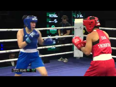 40. (W57KG) TINTABTHAI Preedakamon (THA) WON 5.0 VS PINCIN Sara (ITA)