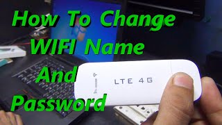 How To Change LTE 4G Modem Router WiFi Password