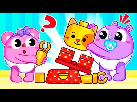 Body Puzzle Game Challenge for Kids | Funny Song For Baby & Nursery Rhymes by Toddler Zoo
