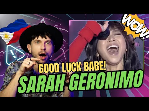 GENIUS VOCAL TECHNIQUE! 🔥😍 SARAH GERONIMO - GOOD LUCK BABE! | Vocal Coach Reacts