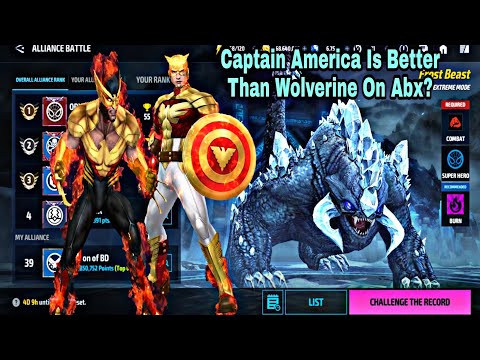 Abx Combat Hero Burn Season | Captain America VS Wolverine Comparison - Marvel Future Fight