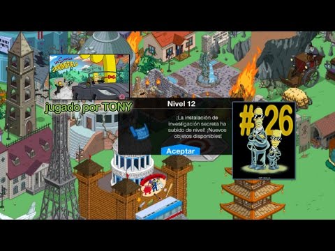 Los Simpson Springfield "Agentes Secretos, Cap. 26 - Instalación Investigación Secreta al 12" Tony