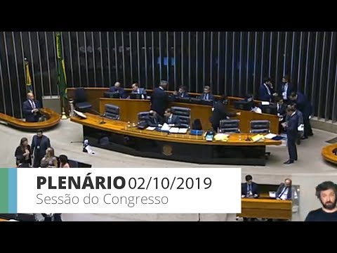 Sessão do Congresso Nacional - Votação de vetos presidenciais e projetos - 02/10/19 - 16:22