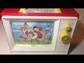 Fisher Price Two Tune TV Wind Up Music Box Toy Mattel Repro 2009 Product Demo Video