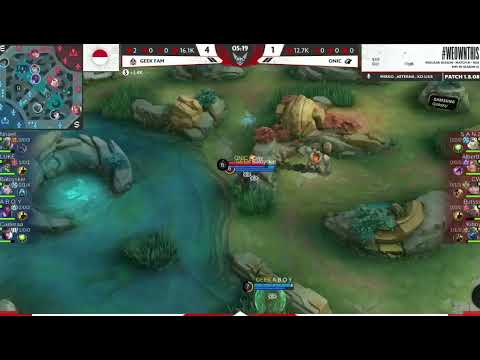 ONIC ID VS GEEK FAM MPL ID S12 WEEK 5 DAY 3 GAME 1