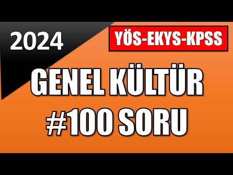 2024 EKYS - KPSS -YÖS #100 GÜNCEL VE GENEL KÜLTÜR  SORU ÇÖZÜMÜ #güncel #ekys2023 #kpss2023