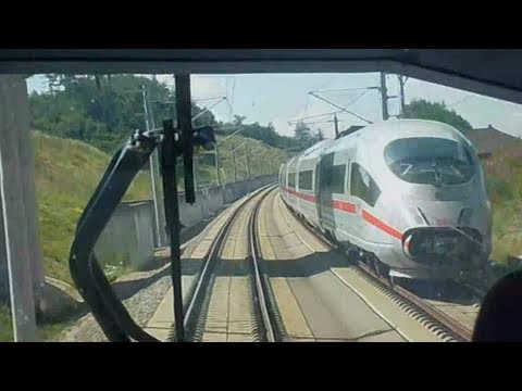 Führerstandsansicht der NBS Ingolstadt-Nürnberg [Full HD]