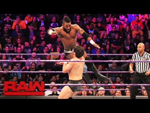Cedric Alexander, Jack Gallagher & TJ Perkins vs. Neville, Tony Nese & Noam Dar: Raw, Feb. 6, 2017