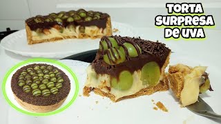 Torta Surpresa de Uva 🍇 A Receita PERFEITA para SURPREENDER! Faça e venda prático p/ o final de ano!