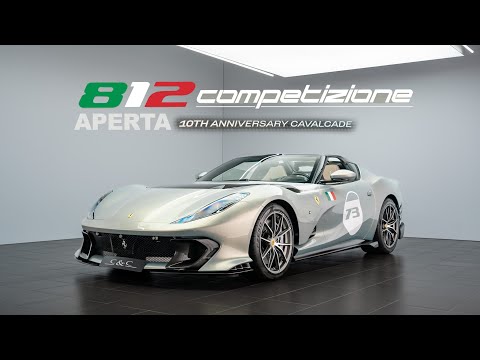 1 of 1! Ferrari 812 Competizione Aperta 10th Anniversary Cavalcade edition