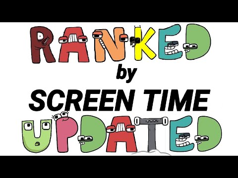 All Alphabet Lore Characters Ranked by Screentime, Updated!