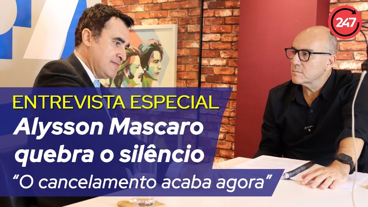 Alysson Mascaro quebra o silêncio: "O cancelamento acaba agora"
