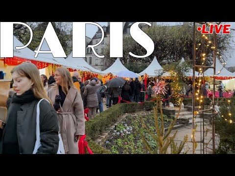 [🇫🇷Paris Live] Paris Christmas Market Walk Live Streaming 28/NOVEMBER/2025