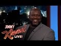 Jimmy Kimmel Asks Shaq if He Really Thinks the Earth is Flat