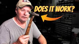 Straighten cold hard knives with THIS hammer