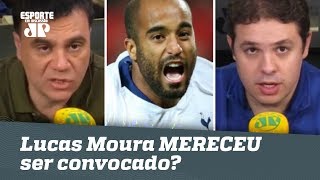 ‘Convocação de Lucas Moura é justa’, analisa Bruno Prado
