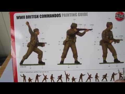 Airfix 1:32 British Commandos ww2 Painted!