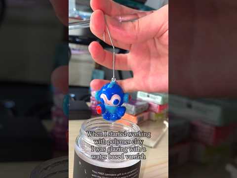 Then vs Now ✨ #polymerclay #resin #varnish #waterbasedvarnish #thenvsnow #thenandnow