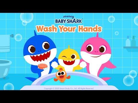 [應用程序預告片] Baby Shark:嬰兒鯊魚：洗手｜#嬰兒鯊魚洗手挑戰賽｜#待在家中 ([App Trailer] Baby Shark: Wash Your Hands | #BabySharkHandWashChallenge | #StayHome)