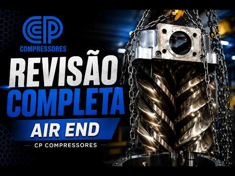 Revisão Completa de Unidade Compressora (Air End) – Compressor Parafuso