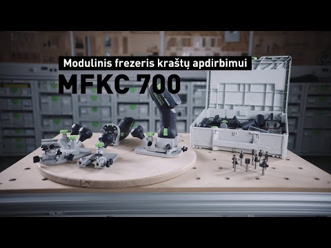 Akumuliatorinis modulinis frezeris kraštų apdirbimui MFKC 700 EB-Basic video