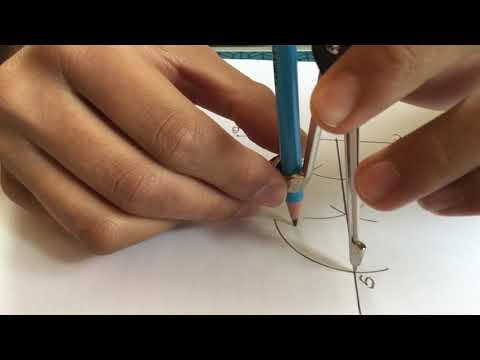 HOW TO CONSTRUCT 72 AND 54 DEGREES (VERY SIMPLE)