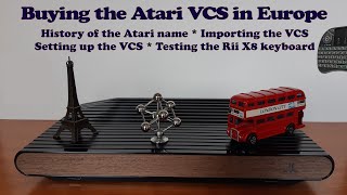 Buying the Atari VCS in Europe: Importing, setting up, testing with the Rii X8, Atari name history