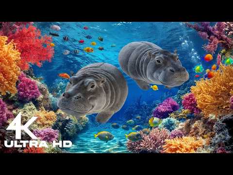 The Best 4K Aquarium 🐠 Vibrant Underwater World with Relaxing Ocean Music
