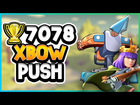 Top 200 Ladder Push with the BEST Xbow Deck in Clash Royale!