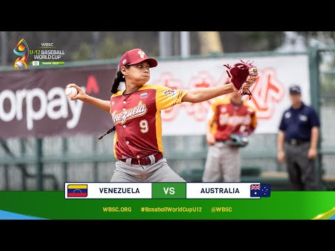 HIGHLIGHTS – Venezuela vs. Australia – WBSC U-12 Baseball World Cup