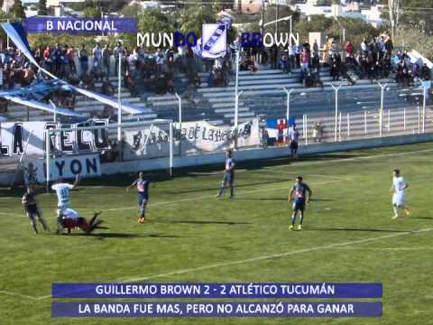 RESUMEN PARTIDO - GUILLERMO BROWN 2 - 2 ATLETICO TUCUMAN