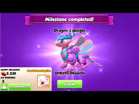 Finished Jan 2026 Seventh Dragon delight event | 3rd rank Bubbly Sweet leaderboard | DML