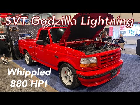 1993 Godzilla SVT Lightning | 880 HP/ 1,100 FT/LB of Torque! | F-150 Ford Whipple/7.3L Looks Factory